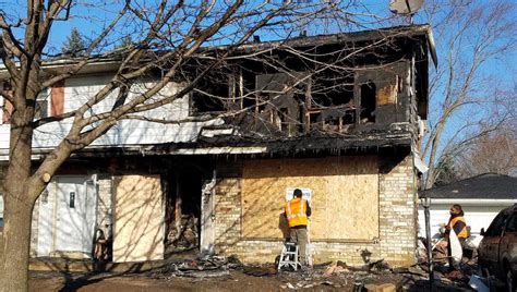 (WOOD) Authorities are calling a fire at a vacant house in Muskegon Height suspicious. . Muskego house fire